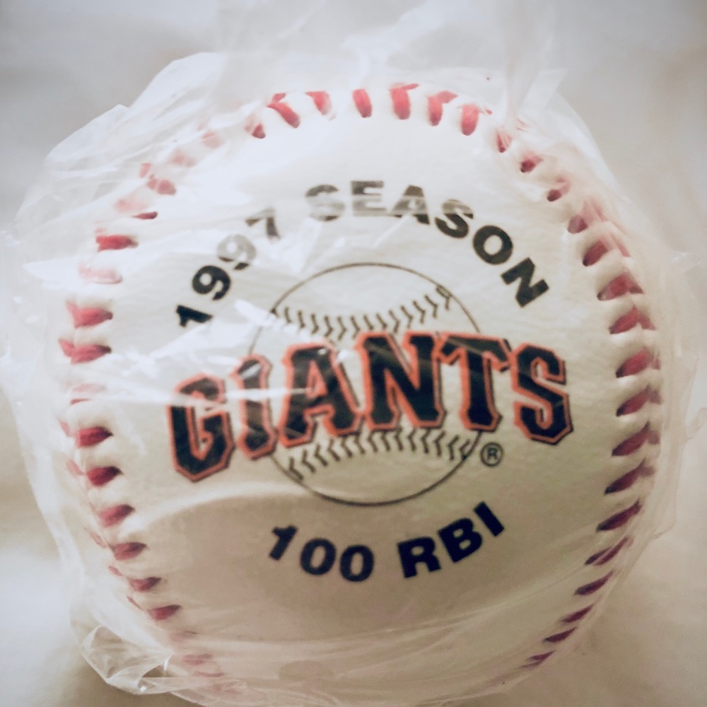 SF Giants Jeff Kent 1997 game signed baseball